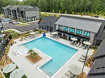A large swimming pool 